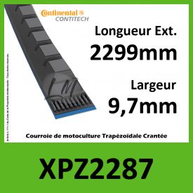 Courroie XPZ2287 - Continental Pioneer