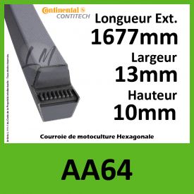 Courroie Hexagonale AA64 - Continental