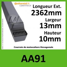 Courroie Hexagonale AA91 - Continental