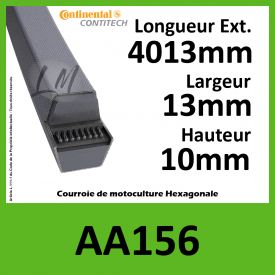 Courroie Hexagonale AA156 - Continental