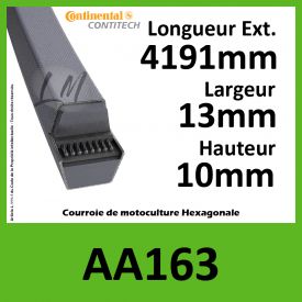 Courroie Hexagonale AA163 - Continental