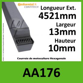 Courroie Hexagonale AA176 - Continental