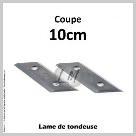 Jeu de 2 couteaux de broyeur 100 mm AL-KO