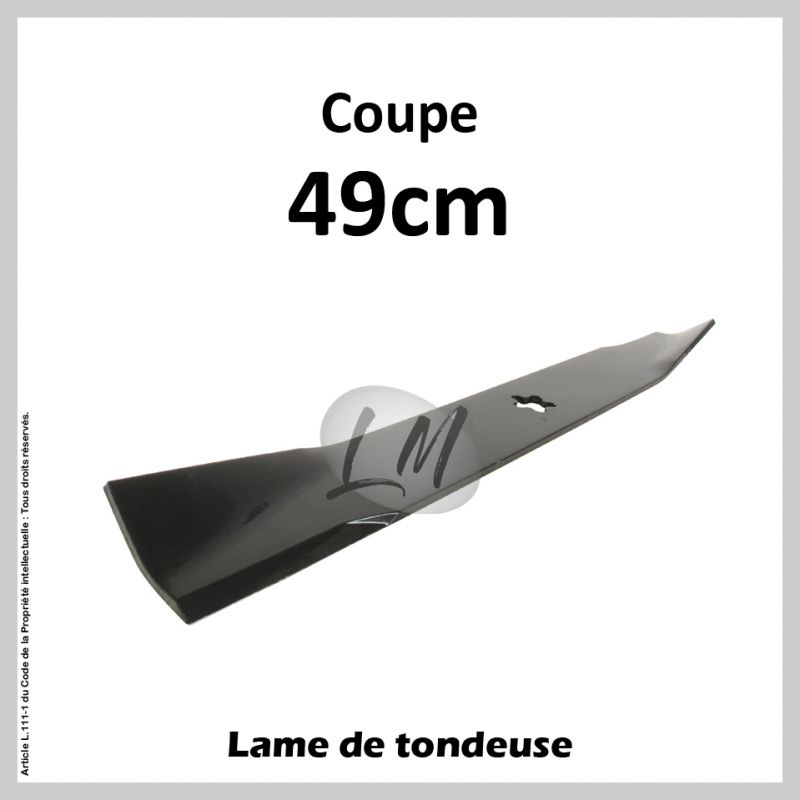 Lame tondeuse Coupe 49 cm AYP