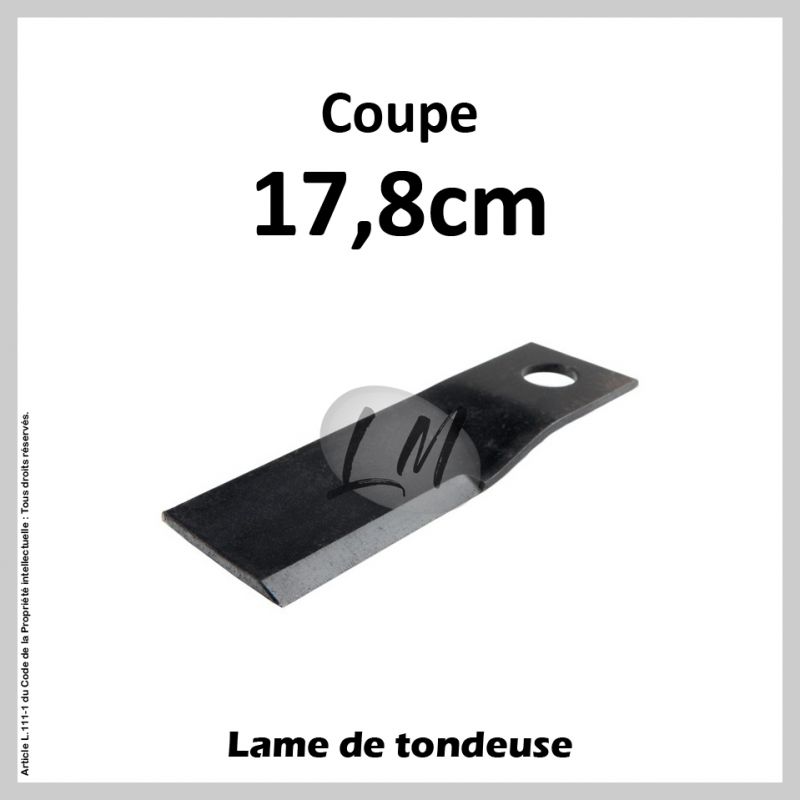 Lame tondeuse Coupe 17,8 cm BCS