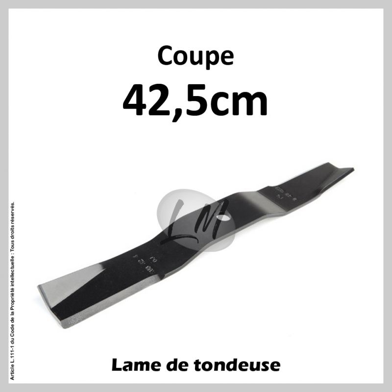 Lame tondeuse Coupe 42,5 cm BOLENS, KUBOTA, WOODS