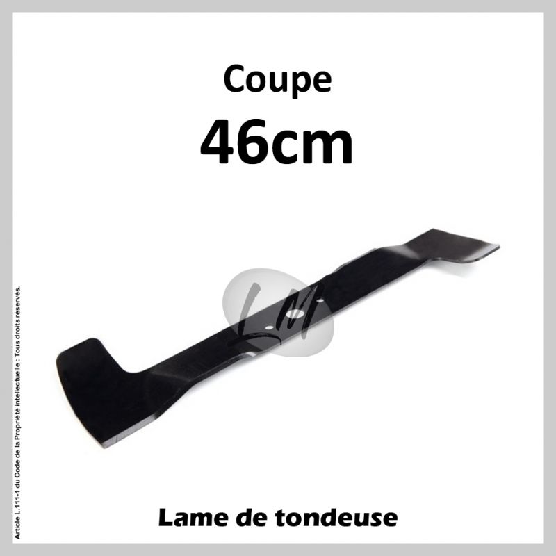 Lame tondeuse Coupe 46 cm CASTELGARDEN, HONDA, SABO, STIGA, VIKING