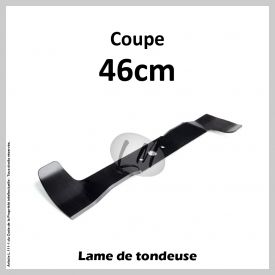 Lame tondeuse Coupe 46 cm CASTELGARDEN, HONDA, SABO, STIGA, VIKING