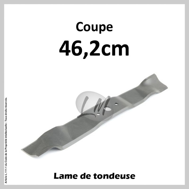 Lame tondeuse Coupe 46,2 cm CASTELGARDEN, HONDA, STIGA, SABO, VIKING