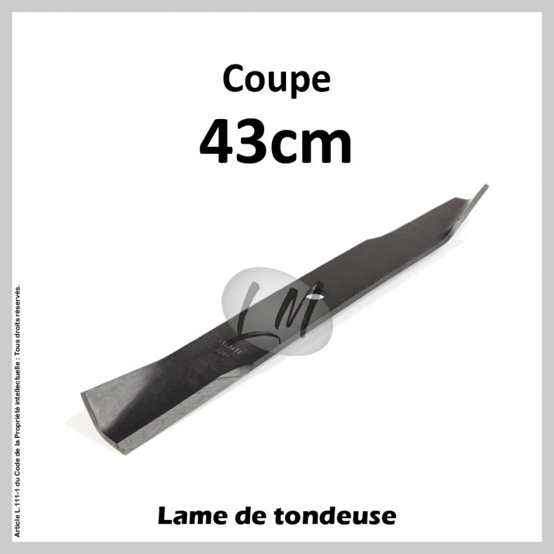 Lame tondeuse Coupe 43 cm GRAVELY, DIXON