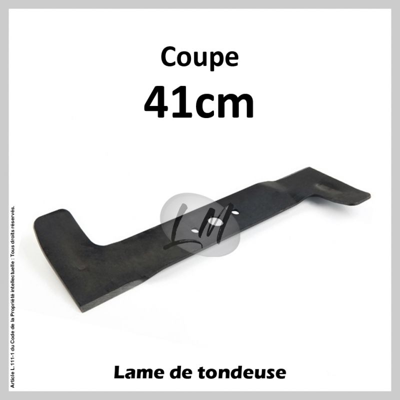 Lame tondeuse Coupe 41 cm CASTELGARDEN, HONDA, STIGA, DOLMAR