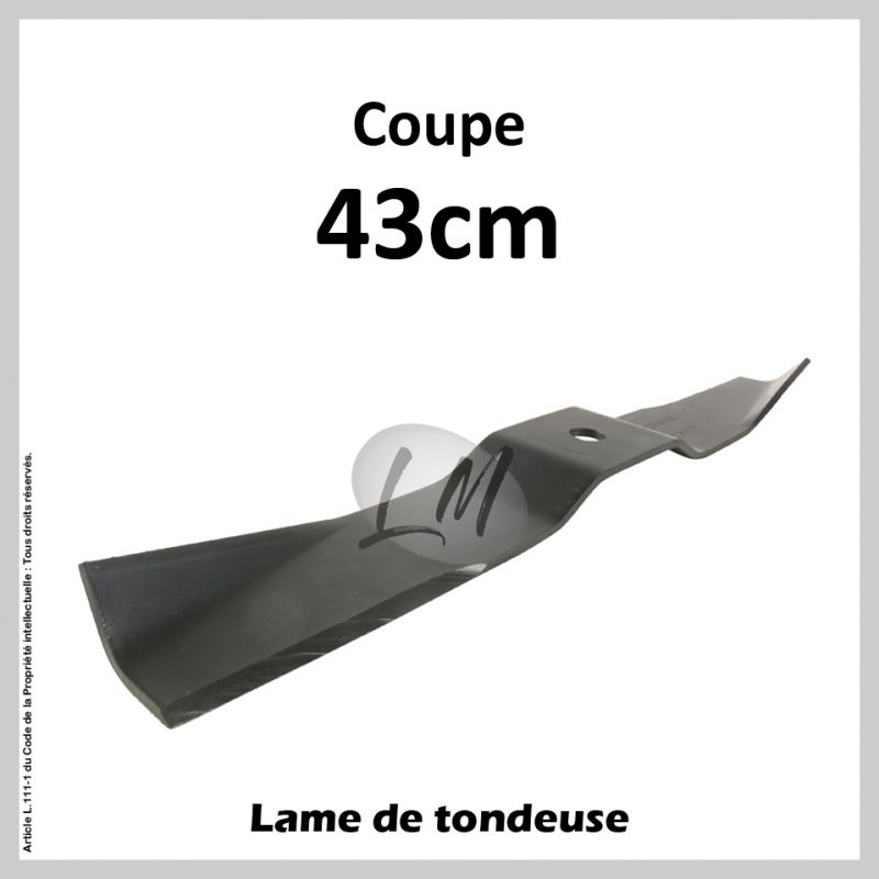 Lame tondeuse Coupe 43 cm ISEKI, KUBOTA