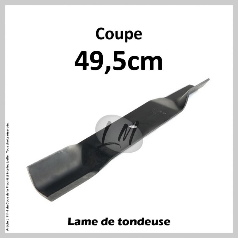 Lame tondeuse Coupe 49,5 cm JOHN DEERE, SABO