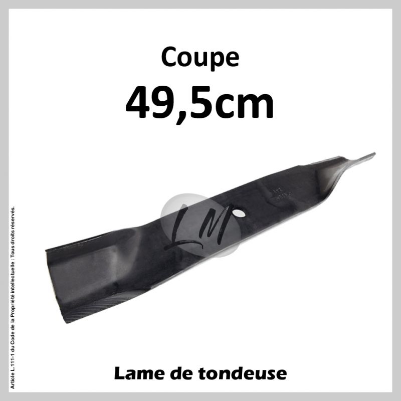 Lame tondeuse Coupe 49,5 cm JOHN DEERE, SABO