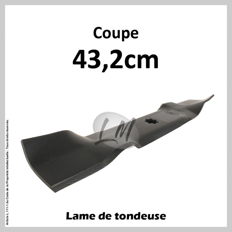 Lame tondeuse Coupe 43,2 cm JOHN DEERE