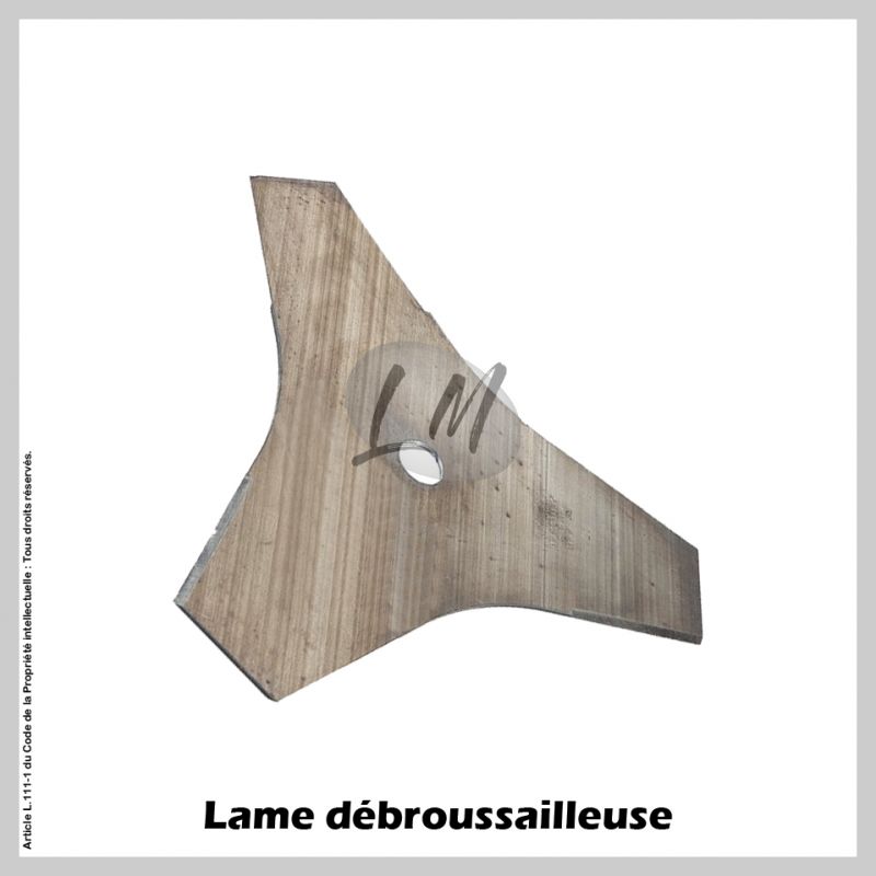 Lame débroussailleuse 3 dents Ø280 mm Al 20 mm