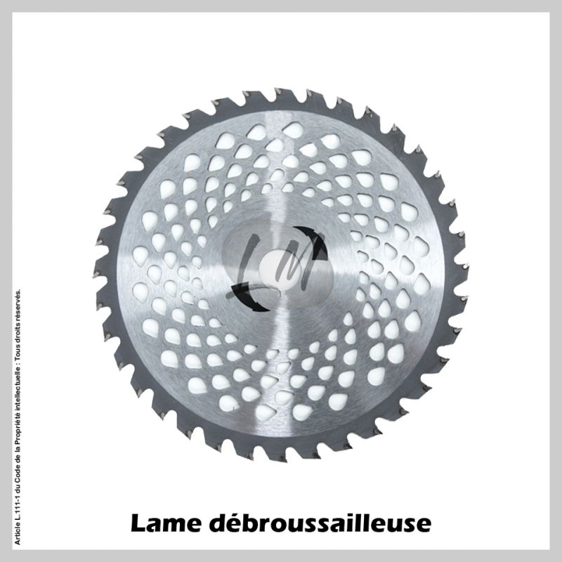 Lame débroussailleuse 36 dents Ø230 mm Al 20 et 25.4 mm