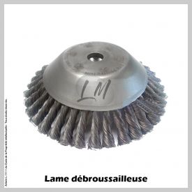 Brosse de désherbage Ø230 mm Al 25,4 mm