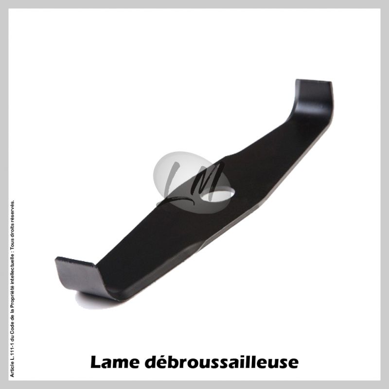 Lame débroussailleuse droite Ø320 mm Al 25,4 mm