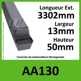 Courroie Hexagonale AA130