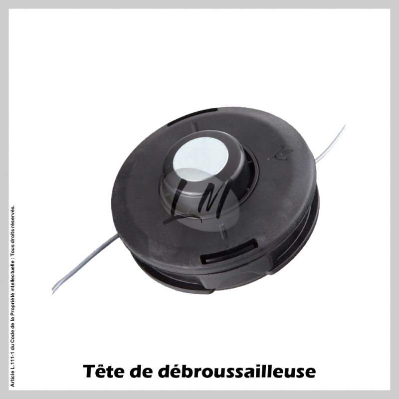 Tête débroussailleuse TECOMEC pour EMAK SuperPro Ø130 M8x1.25 M