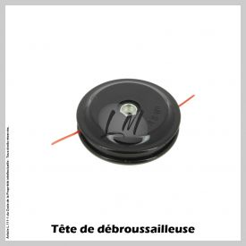 Tête débroussailleuse 2 fils écrou alu Ø125 M8x1,25 FG