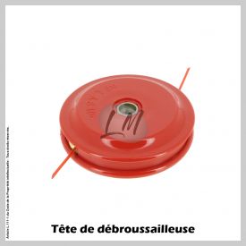 Tête débroussailleuse 2 fils écrou alu Ø125 M10x1,5 FG