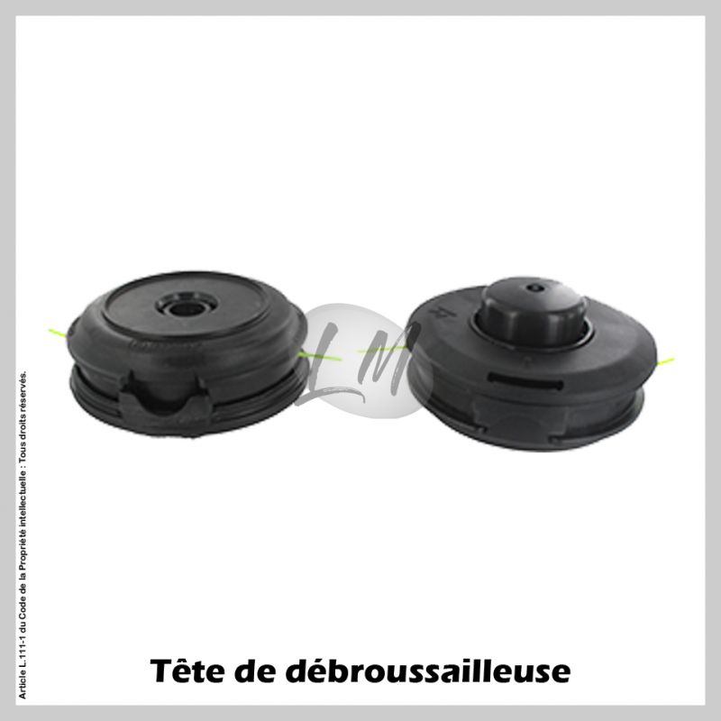 Tête débroussailleuse 2 fils TECOMEC TAP-N-GO Ø130 M12x1,5 FG