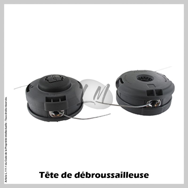 Tête débroussailleuse 2 fils TECOMEC TAP-N-GO Ø102 - Batterie Li-ion