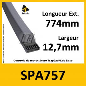 Courroie SPA757 - Teknic