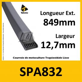 Courroie SPA832 - Teknic