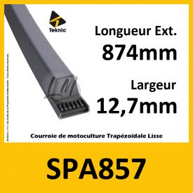Courroie SPA857 - Teknic