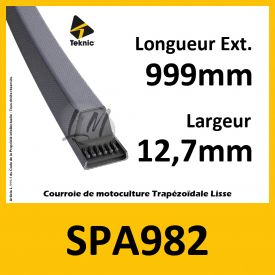 Courroie SPA982 - Teknic