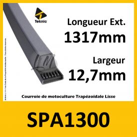 Courroie SPA1300 - Teknic