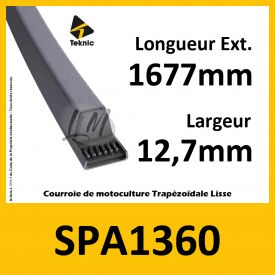 Courroie SPA1360 - Teknic