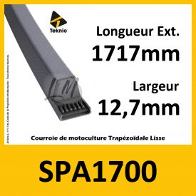 Courroie SPA1700 - Teknic