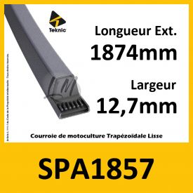 Courroie SPA1857 - Teknic