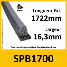 Courroie SPB1700 - Teknic