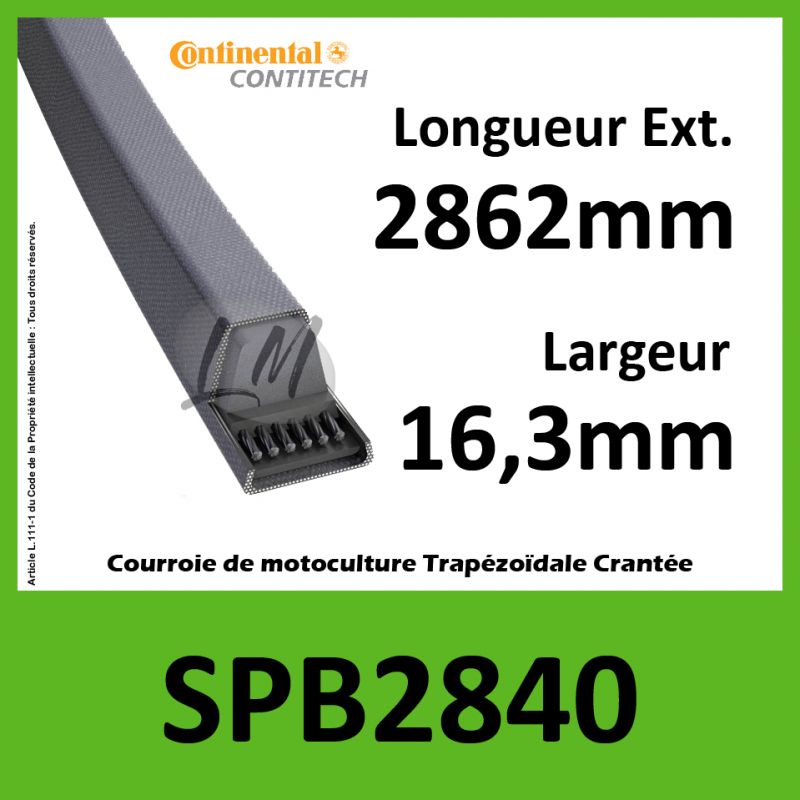 Courroie SPB2840 - Continental