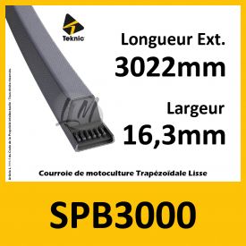 Courroie SPB3000 - Teknic