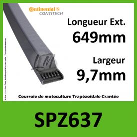 Courroie SPZ637 - Continental