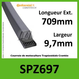 Courroie SPZ697 - Continental