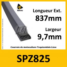 Courroie SPZ825 - Teknic