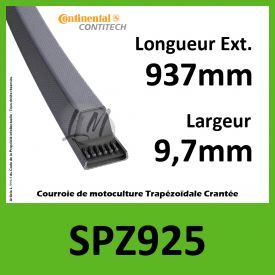 Courroie SPZ925 - Continental