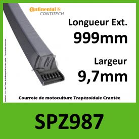 Courroie SPZ987 - Continental