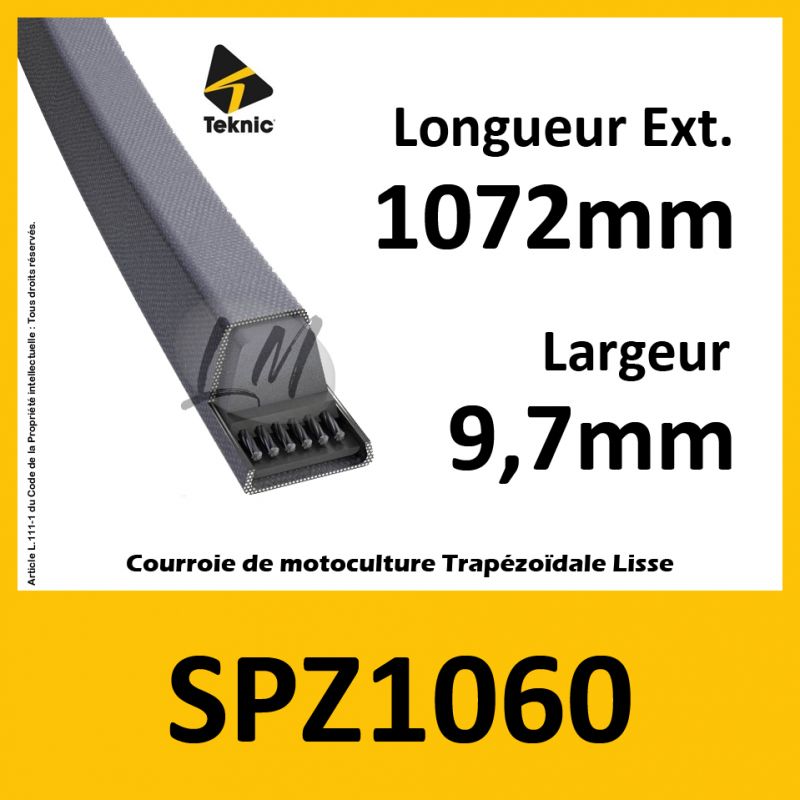 Courroie SPZ1060 - Teknic