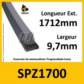 Courroie SPZ1700 - Teknic