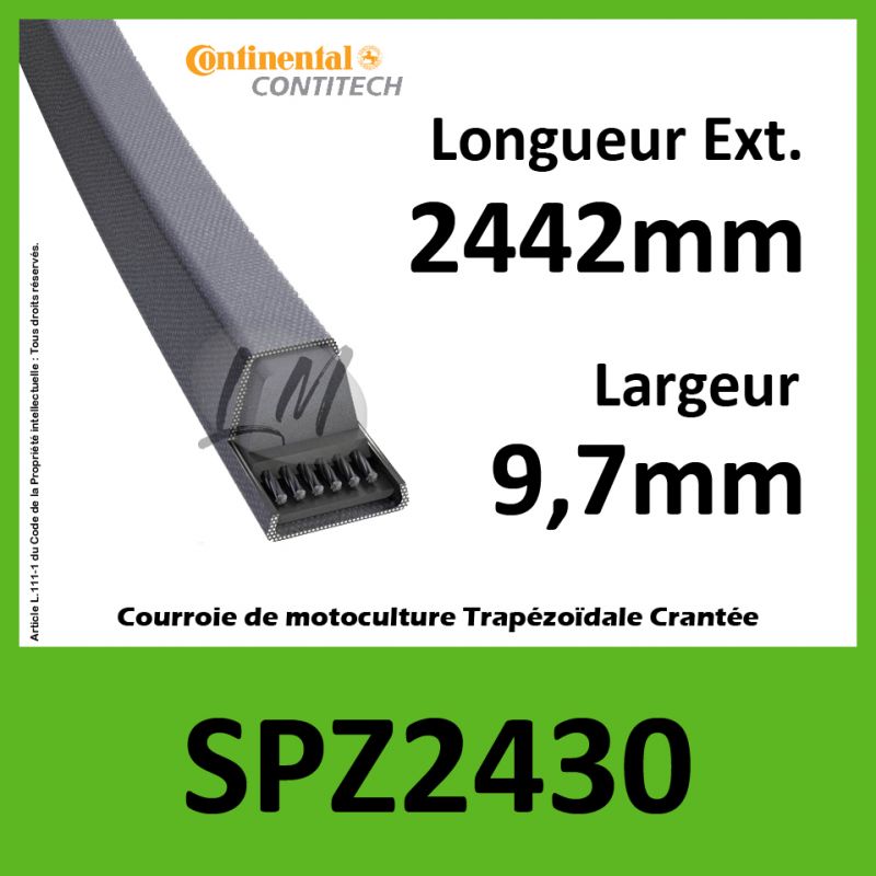 Courroie SPZ2430 - Continental