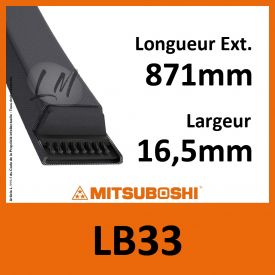 Courroie Mitsuboshi LB33
