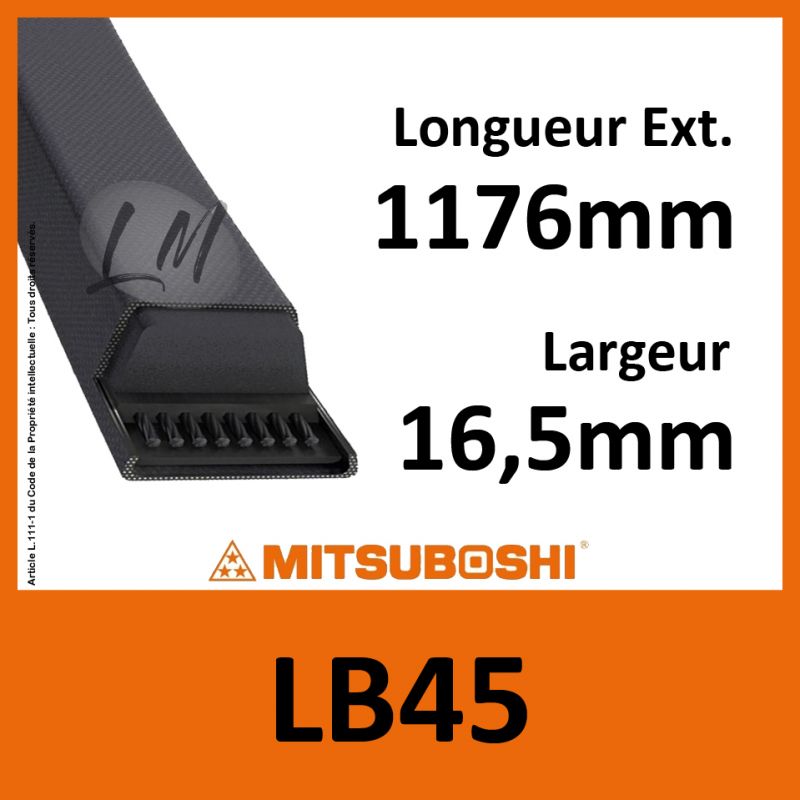 Courroie Mitsuboshi LB45